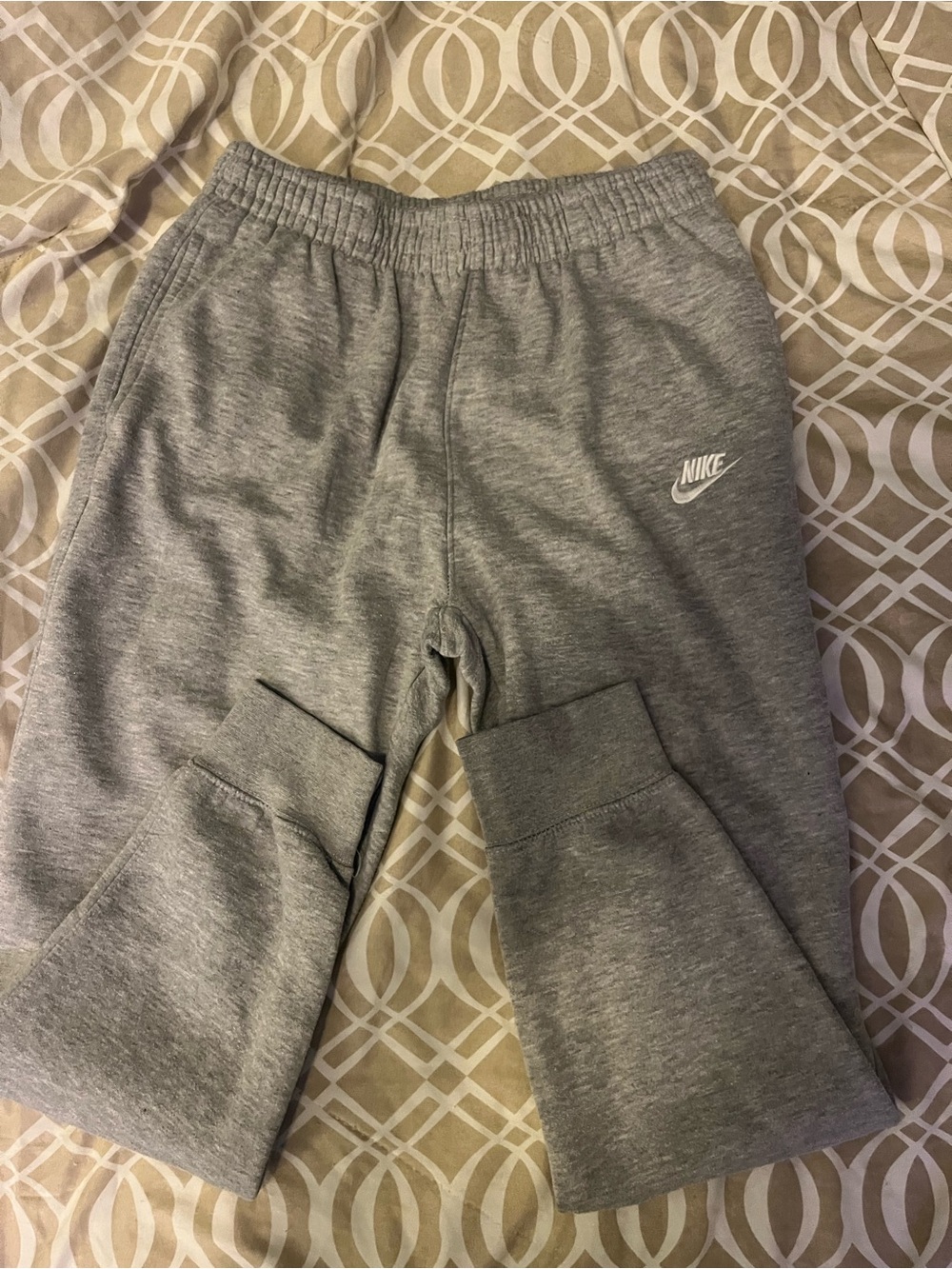 Nike Heather Gray Jogger Sweatpants